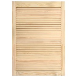 vidaXL Ante a Lamelle 2 pz in Legno Massello di Pino 69x39,4 cm