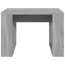 Tavolino Grigio Sonoma 50x50x35 cm in Legno Ingegnerizzato