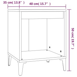   Comodino Bianco 40x35x50 cm