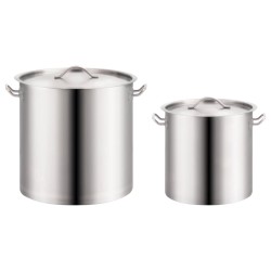 Set di Pentole 2 pz 71/36 L in Acciaio Inossidabile