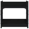 vidaXL Supporto per Stampante 2 Livelli Nero 40x20x40 cm Multistrato