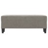   Panca Grigio chiaro 100x35x41 cm in Velluto