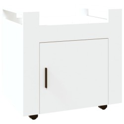   Carrello per Scrivania bianco 60x45x60 cm in Legno Ingegnerizzato