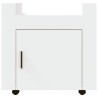   Carrello per Scrivania bianco 60x45x60 cm in Legno Ingegnerizzato