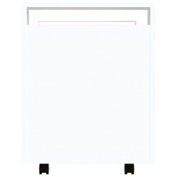   Carrello per Scrivania bianco 60x45x60 cm in Legno Ingegnerizzato