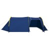 vidaXL Tenda da Campeggio per 4 Persone Blu Marino/Giallo