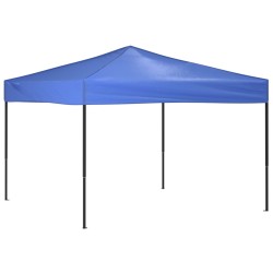 Tenda per Feste Pieghevole Blu 3x3 m