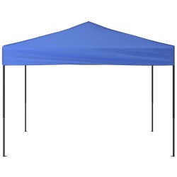 Tenda per Feste Pieghevole Blu 3x3 m