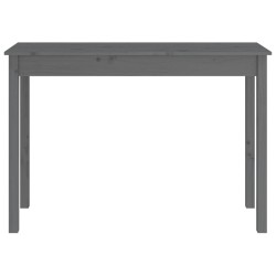   Tavolo Consolle Grigio 110x40x75 cm in Legno Massello di Pino