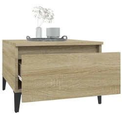   Tavolini 2pz Rovere Sonoma 50x46x35 cm in Legno Ingegnerizzato