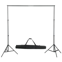   Kit per Studio Fotografico con Set Luci, Fondale e Riflettore