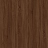   Scrivania Rovere Marrone 100x49x75 cm in Legno Ingegnerizzato