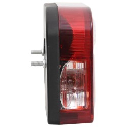 vidaXL Luci per Rimorchio 2 pz Rosso 23x6x13 cm 12V Lampadina Classica