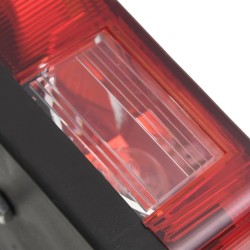 vidaXL Luci per Rimorchio 2 pz Rosso 23x6x13 cm 12V Lampadina Classica