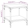   Tavolini 2pz Nerorovere marrone 40x40x40cm in Legno ingegnerizzato