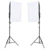   Kit per Studio Fotografico con Set Luci, Fondale e Riflettore