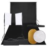   Kit per Studio Fotografico con Set Luci, Fondale e Riflettore