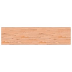 vidaXL Banco da Lavoro 220x55x81,5 cm Legno Massello Faggio e Metallo