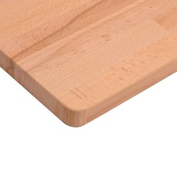 vidaXL Banco da Lavoro 200x55x81,5 cm Legno Massello Faggio e Metallo