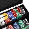 vidaXL Set di Fiches da Poker 300 pz 11,5 g