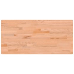 vidaXL Banco da Lavoro 115x55x81,5 cm Legno Massello Faggio e Metallo