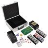 vidaXL Set di Fiches da Poker 300 pz 11,5 g