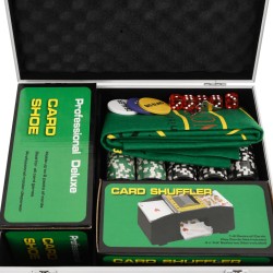 vidaXL Set di Fiches da Poker 300 pz 11,5 g