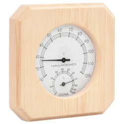   Set Timer Igrotermografo e Clessidra Sauna 2 in 1 Massello Pino