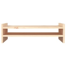   Supporto per Monitor 50x27x15 cm in Legno Massello di Pino