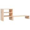 Supporto per Monitor 81x20x30 cm in Legno Massello di Pino