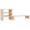 Supporto per Monitor 81x20x30 cm in Legno Massello di Pino