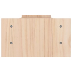   Supporto per Monitor 100x27x15cm in Legno Massello di Pino