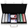 vidaXL Set di Fiches da Poker 300 pz 11,5 g