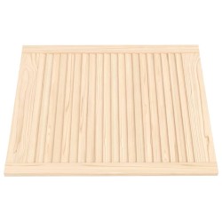 vidaXL Ante a Lamelle 2 pz in Legno Massello di Pino 69x59,4 cm