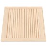 vidaXL Ante a Lamelle 4 pz in Legno Massello di Pino 61,5x59,4 cm