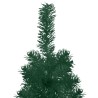 vidaXL Albero Natale Artificiale Sottile a Metà Supporto Verde 150 cm