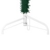 vidaXL Albero Natale Artificiale Sottile a Metà Supporto Verde 150 cm