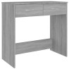   Scrivania Grigio Sonoma 80x40x75 cm in Legno ingegnerizzato