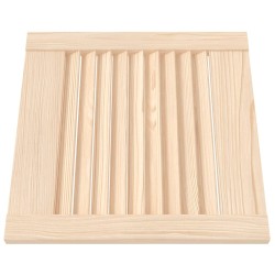 vidaXL Ante a Lamelle 2 pz in Legno Massello di Pino 39,5x39,4 cm