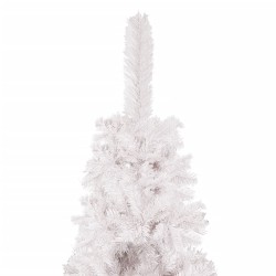 vidaXL Albero di Natale Sottile Bianco 150 cm