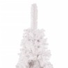 vidaXL Albero di Natale Sottile Bianco 150 cm