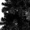 vidaXL Albero di Natale Sottile Nero 120 cm