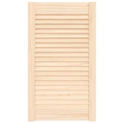 vidaXL Anta a Lamelle in Legno Massello di Pino 69x39,4 cm