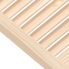 vidaXL Anta a Lamelle in Legno Massello di Pino 69x39,4 cm