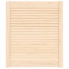 vidaXL Anta a Lamelle in Legno Massello di Pino 69x59,4 cm