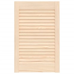 vidaXL Anta a Lamelle in Legno Massello di Pino 61,5x39,4 cm