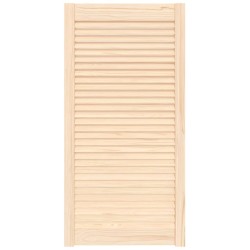 vidaXL Anta a Lamelle in Legno Massello di Pino 99,3x49,4 cm