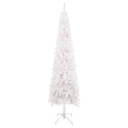 vidaXL Albero di Natale Sottile Bianco 120 cm