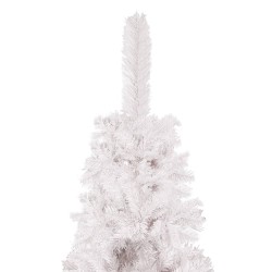 vidaXL Albero di Natale Sottile Bianco 120 cm