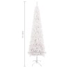 vidaXL Albero di Natale Sottile Bianco 240 cm